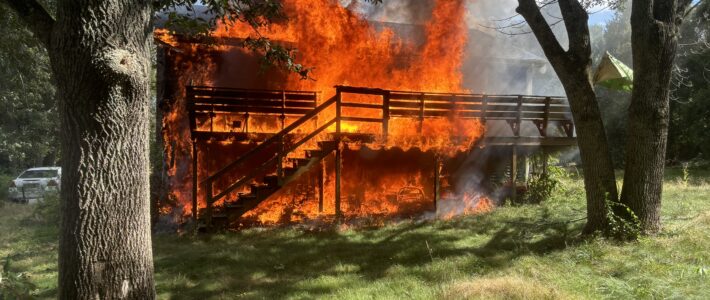 Swansea Fire Department Extinguishes House Fire on Birchwood Drive Tuesday Afternoon