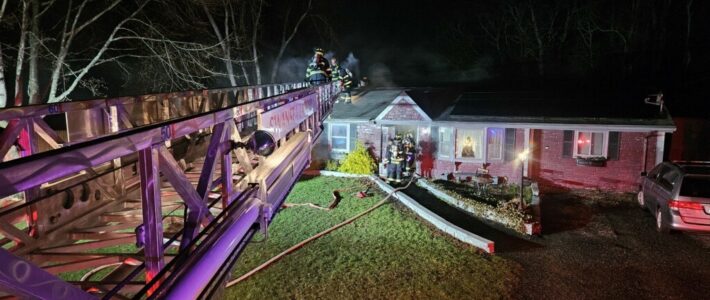 Swansea Fire Department Extinguishes House Fire on Mount Fair Circle Early Friday Morning