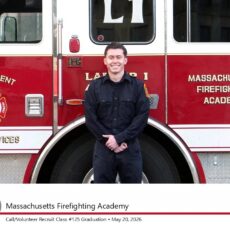 Swansea Firefighter Camden Huck Graduates from Massachusetts Firefighting Academy’s Call/Volunteer Recruit Firefighter Training Program Swansea Firefighter Camden Huck Graduates from Massachusetts Firefighting Academy’s Call/Volunteer Recruit Firefighter Training Program