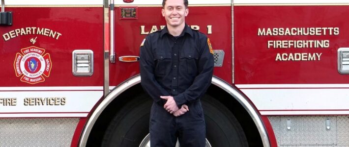 Swansea Firefighter Camden Huck Graduates from Massachusetts Firefighting Academy’s Call/Volunteer Recruit Firefighter Training Program