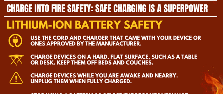 Fire Prevention Week: Simple Steps to Charge Devices Safely Fire Prevention Week: Simple Steps to Charge Devices Safely